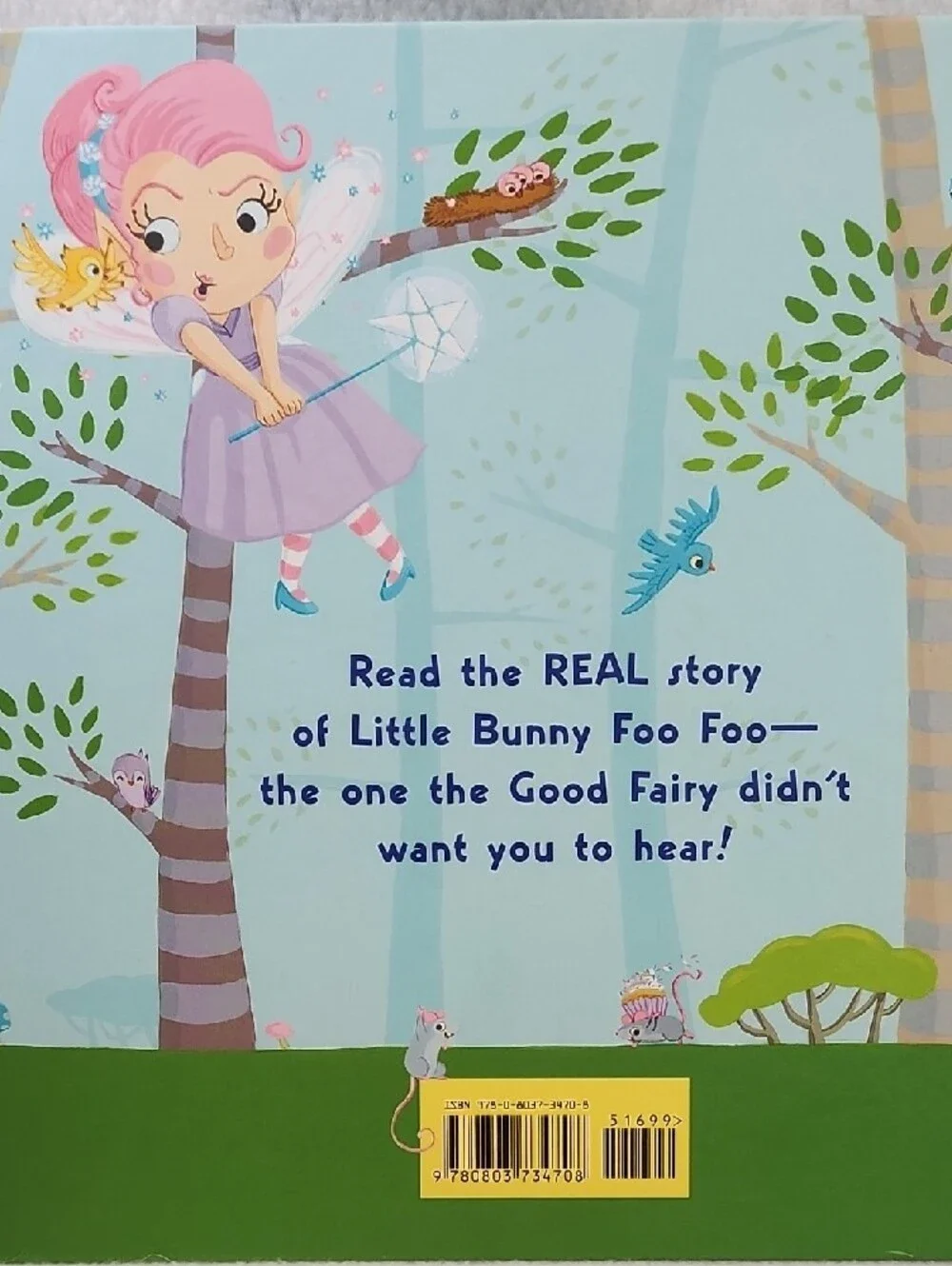 Little Bunny Foo Foo The Real Story — Kids Book (Light Blue)